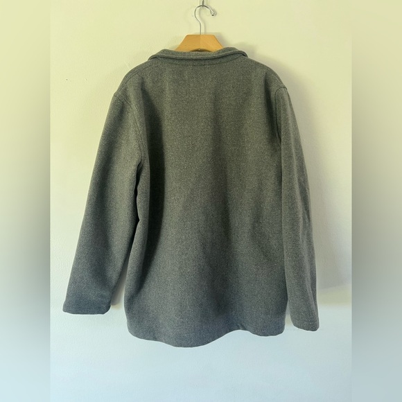 Marine Layer Men’s Grey Wool Button Front Chore Coat Size XL - Picture 9 of 12
